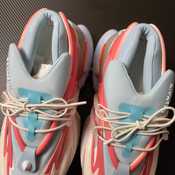 Balmain Blue & Pink Unicorn Sneakers Balmain - Picture 9 of 9